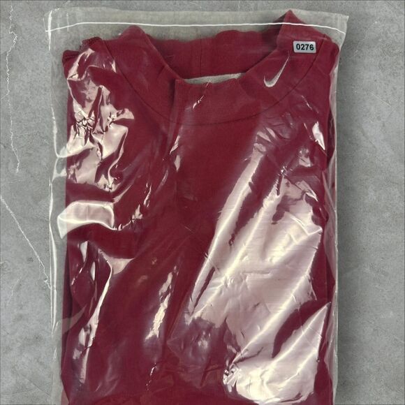 Vintage Nike Embroidered Swoosh Turtleneck Long Sleeve Shirt Y2K Silver Tag - XL - Picture 7 of 8